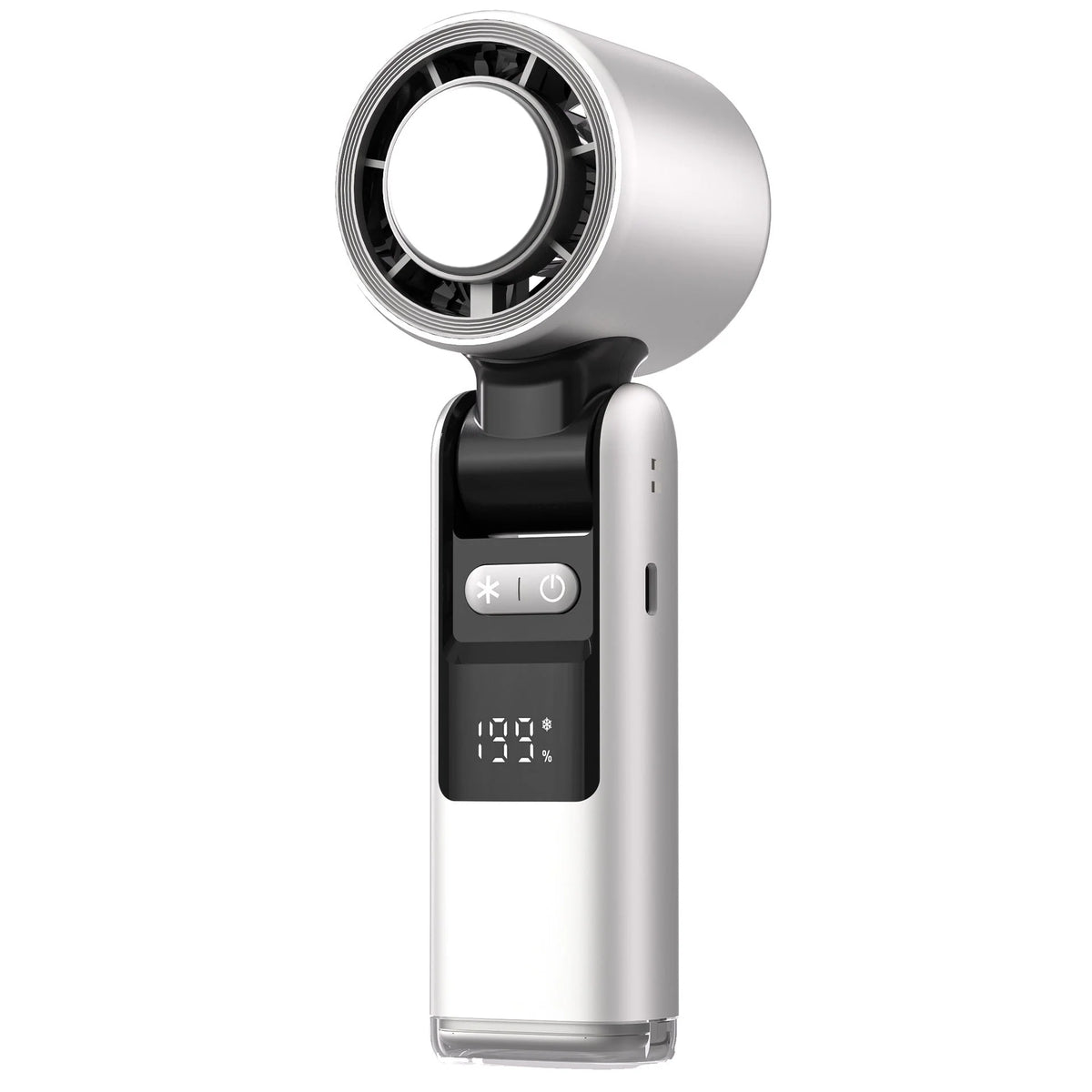 Handheld Fan Rechargeable Digital Display Quiet Operation