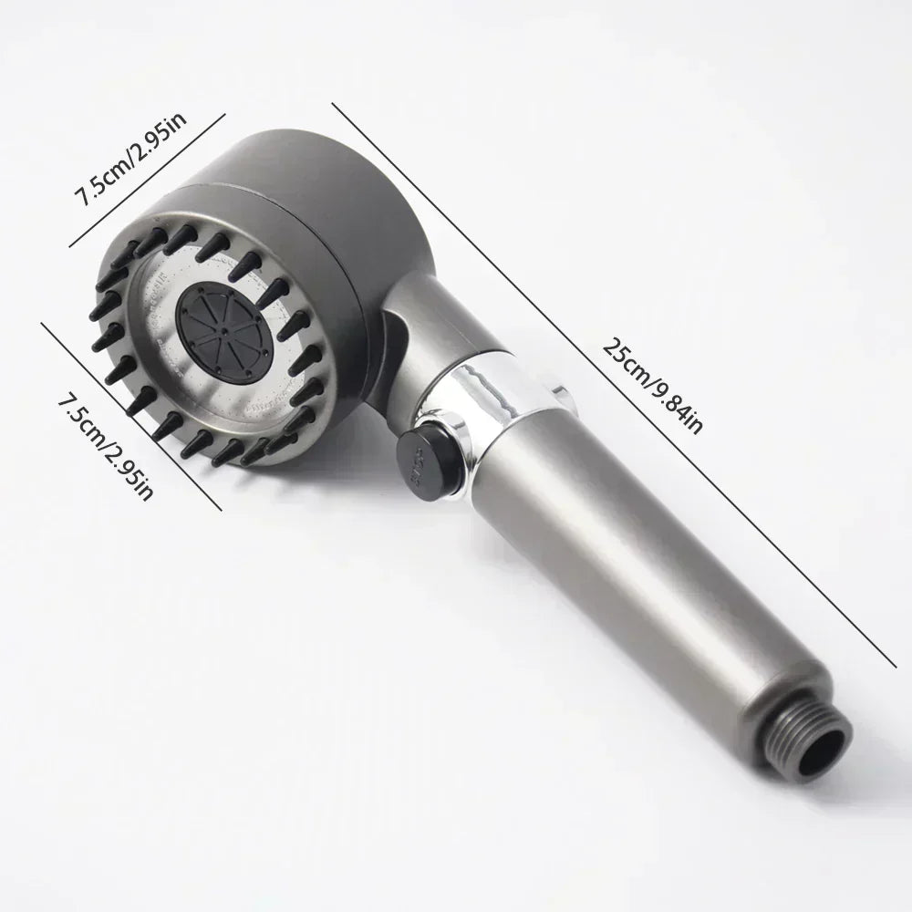 Handheld Shower Head Water-Saving Three Spray Modes