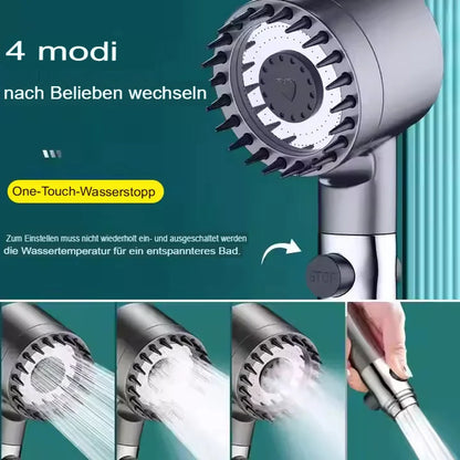 Handheld Shower Head Water-Saving Three Spray Modes