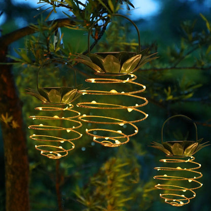Hanging Solar Lantern 60 LED IP65 Waterproof