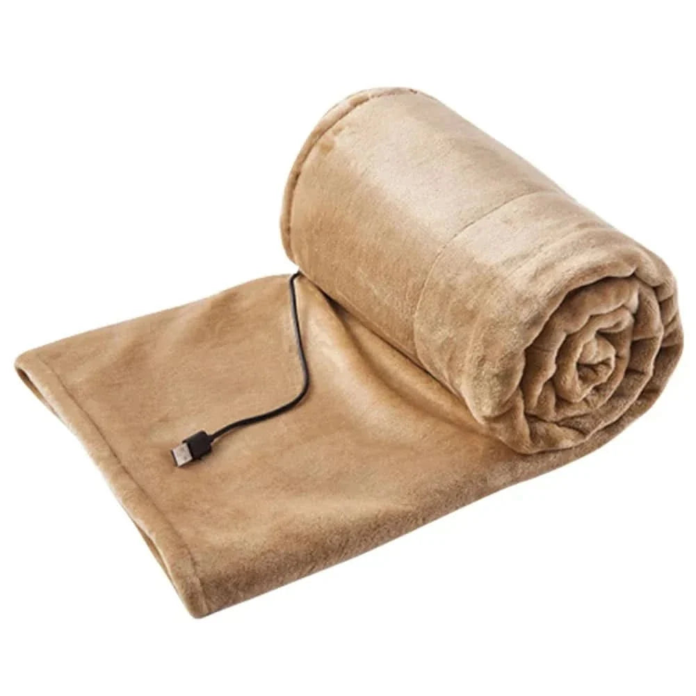 Heated Blanket USB-Powered Three Adjustable Heat Settings Portable Comfort