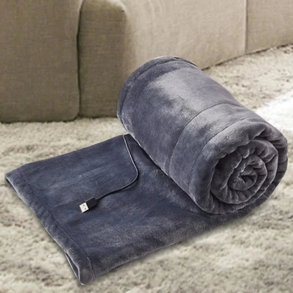 Heated Blanket USB-Powered Three Adjustable Heat Settings Portable Comfort