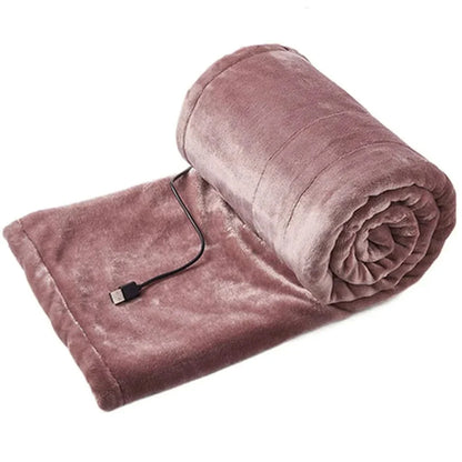 Heated Blanket USB-Powered Three Adjustable Heat Settings Portable Comfort