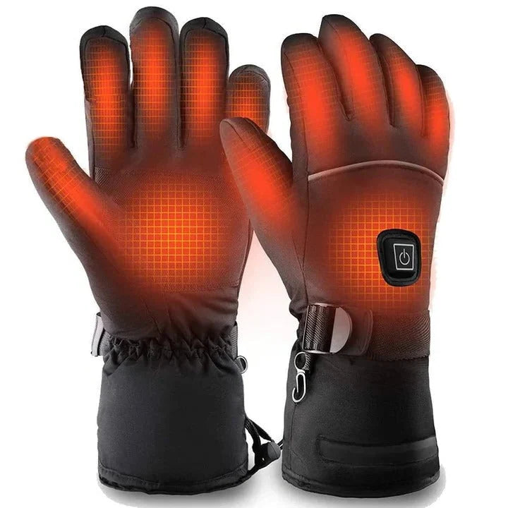 Heated Gloves Rechargeable Water-Resistant Three Heat Settings