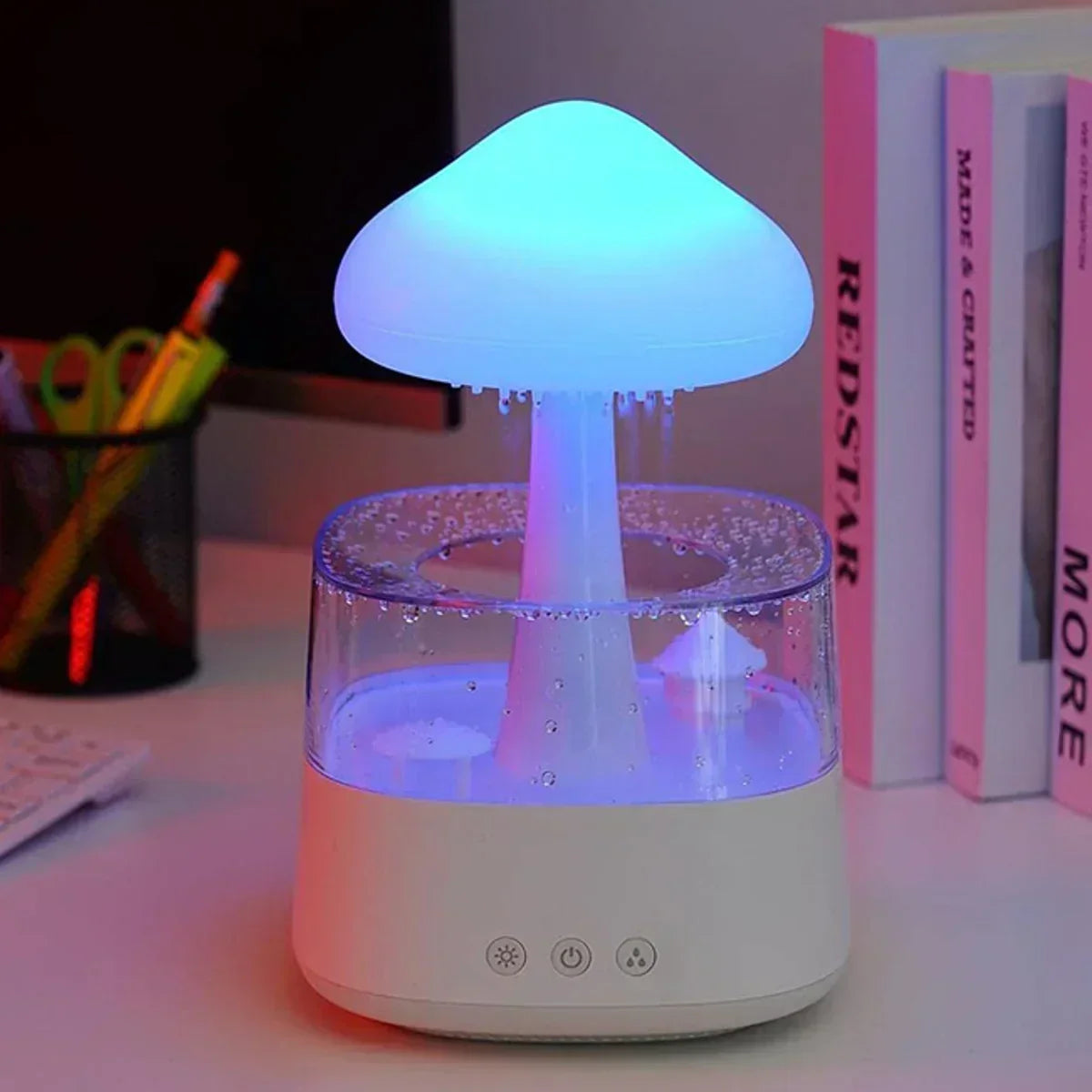 Humidifier Ultrasonic Mist LED Night Light Silent Auto Shut-Off