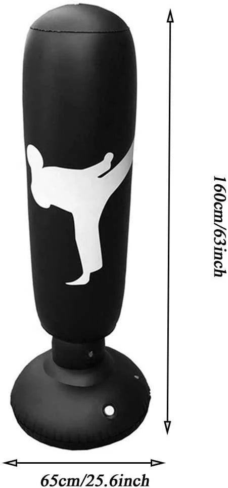 Inflatable Punching Bag Water-Fillable Base Durable Multilayer PVC