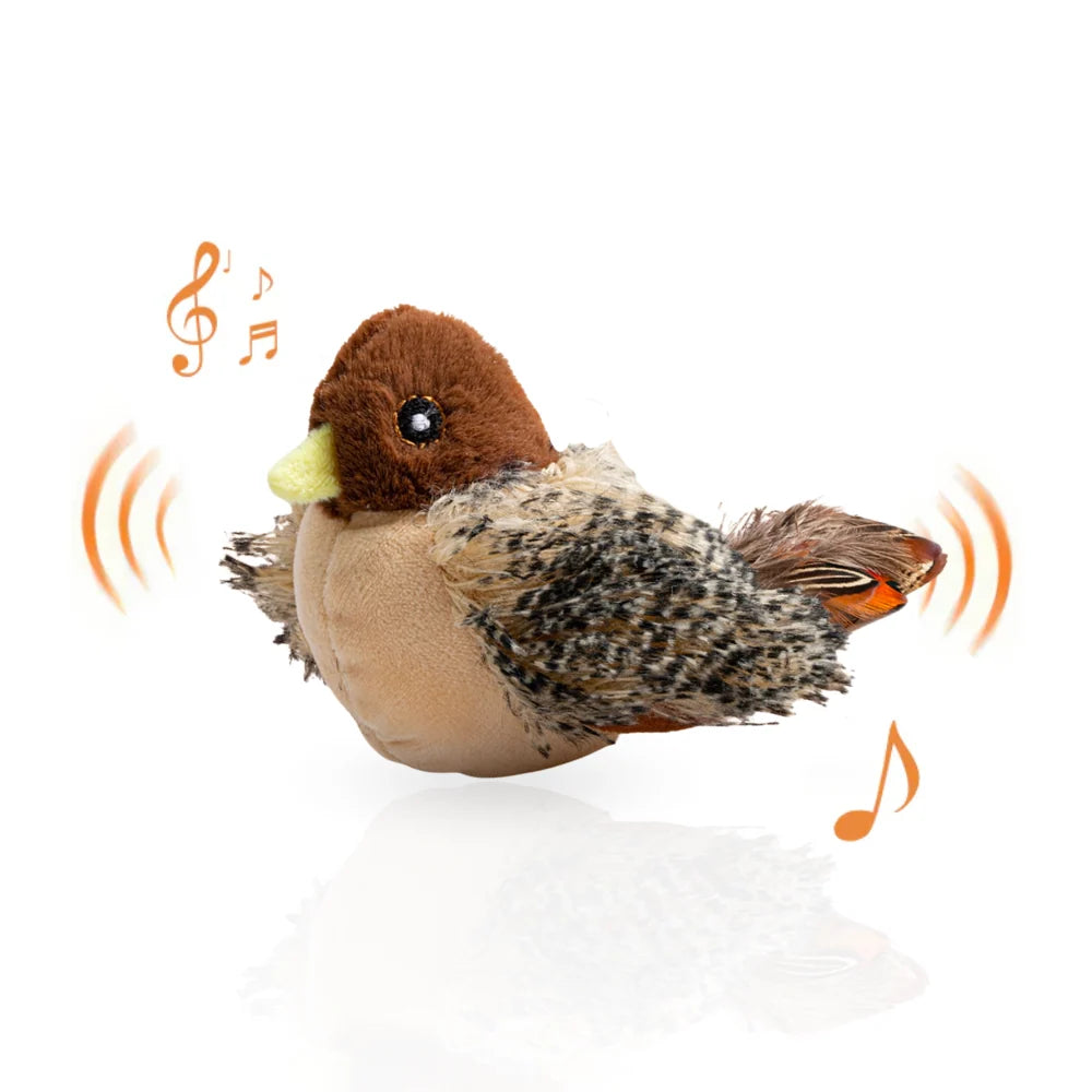 Interactive Cat Toy USB Rechargeable Motion & Bird Sounds