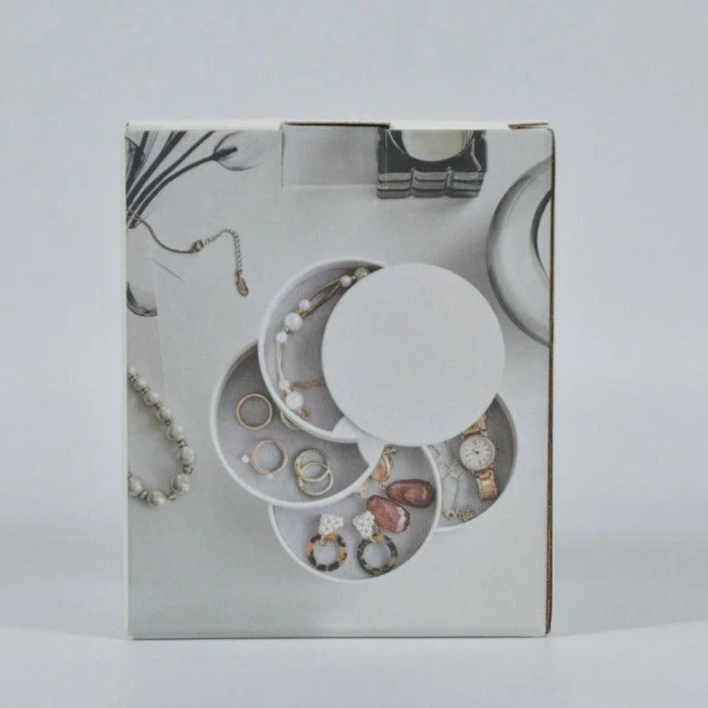 Jewelry Organizer Four-Layer Compact Tangle-Free Storage