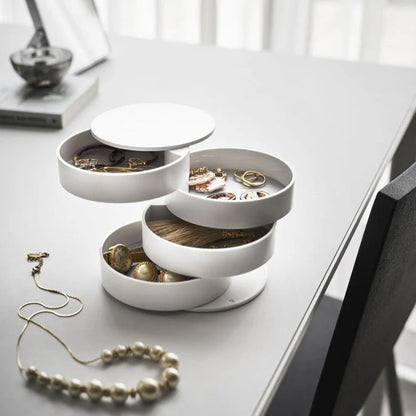 Jewelry Organizer Four-Layer Compact Tangle-Free Storage
