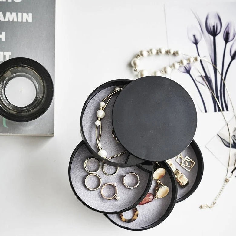 Jewelry Organizer Four-Layer Compact Tangle-Free Storage