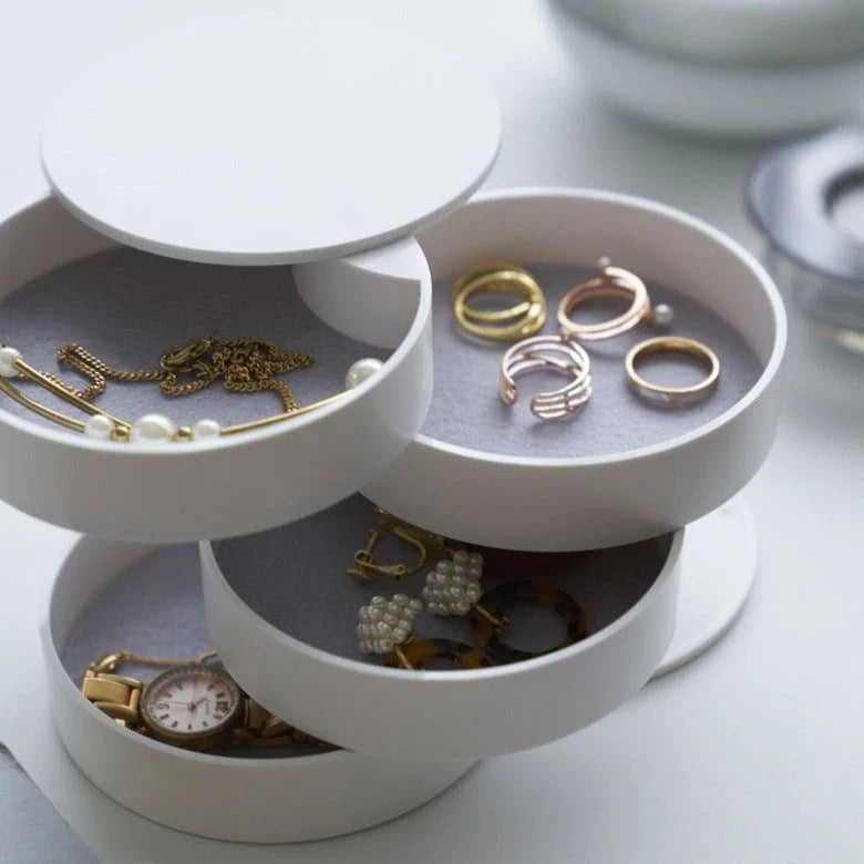 Jewelry Organizer Four-Layer Compact Tangle-Free Storage