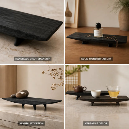 Jewelry & Perfume Tray Handmade Solid Wood Minimalist
