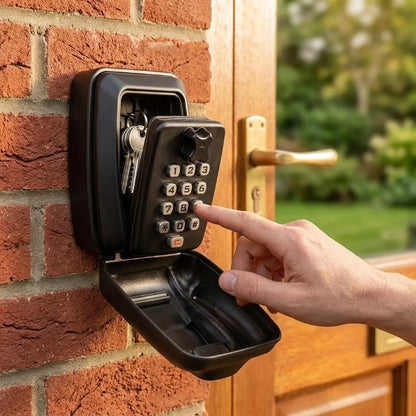 Key Safe Wall-Mount Weatherproof Zinc Adjustable Combination Lock