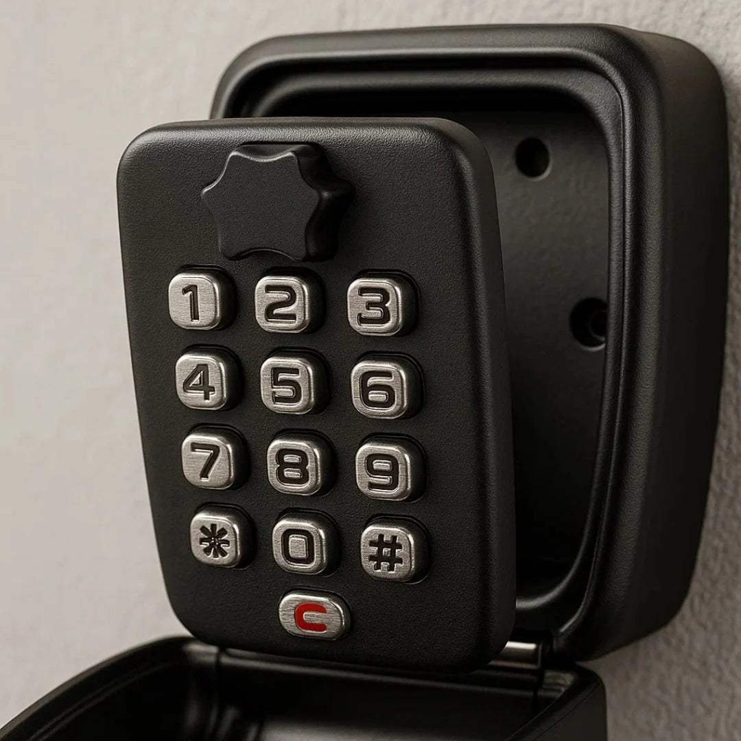 Key Safe Wall-Mount Weatherproof Zinc Adjustable Combination Lock