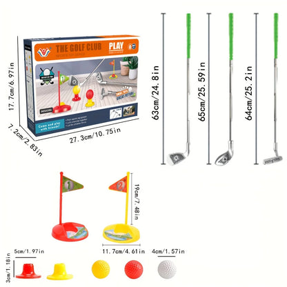 Kids Golf Set Adjustable Telescopic Clubs & Accessories
