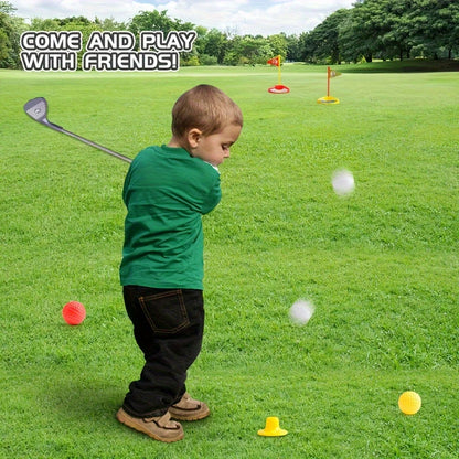 Kids Golf Set Adjustable Telescopic Clubs & Accessories