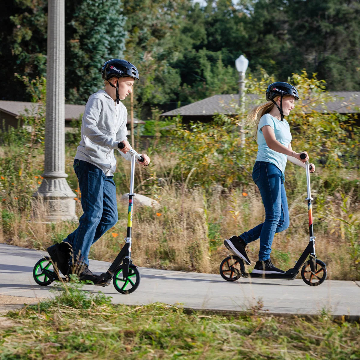 Kids Scooter 8-Inch LED Wheels Foldable Design
