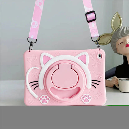 Kids Tablet Case Shockproof Adjustable Stand