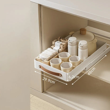 Kitchen Cabinet Organizer Pull-Out Metal Smooth-Glide