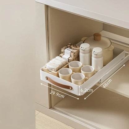 Kitchen Cabinet Organizer Pull-Out Metal Smooth-Glide