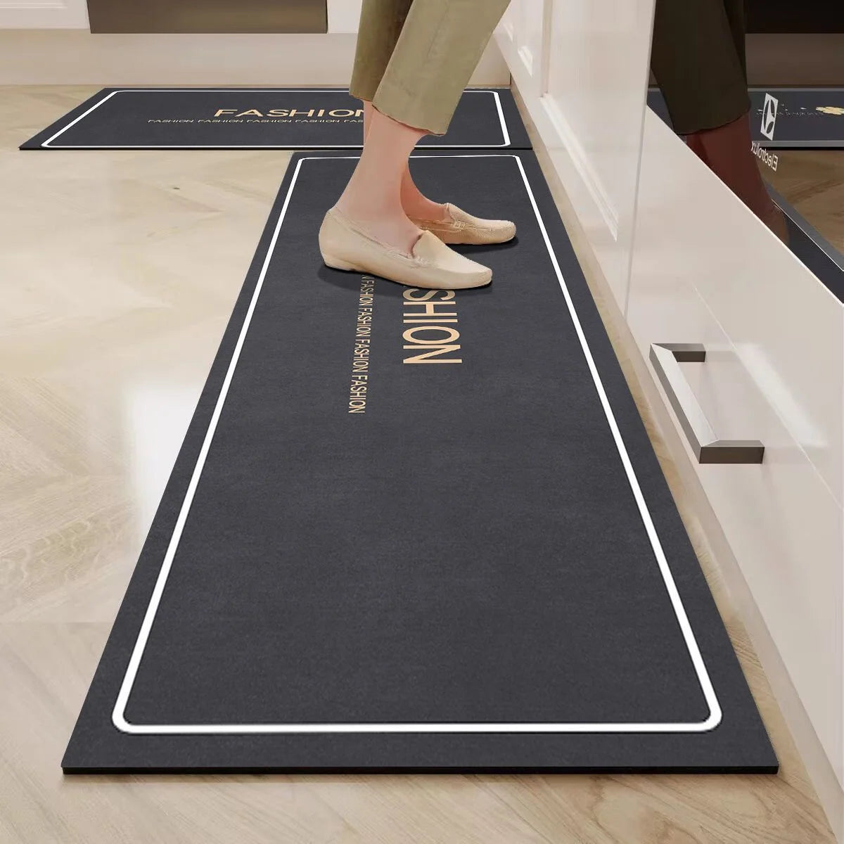 Kitchen Comfort Mat Cushioned Non-Slip Wipe-Clean Surface