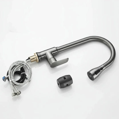 Kitchen Faucet Pull-Out Spray Head 360° Swivel Design
