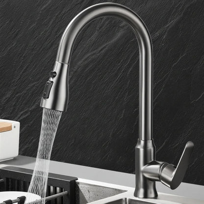 Kitchen Faucet Pull-Out Spray Head 360° Swivel Design