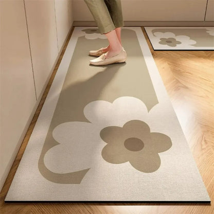 Kitchen Mat Cushioned Absorbent Non-Slip Backing