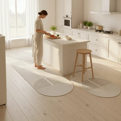 Kitchen Mat Cushioned Anti-Fatigue Non-Slip Water-Repellent Surface