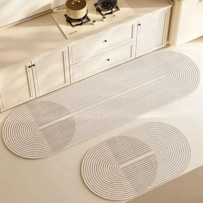 Kitchen Mat Cushioned Anti-Fatigue Non-Slip Water-Repellent Surface