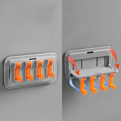 Kitchen Organizer Rack Wall-Mounted Moisture-Resistant ABS