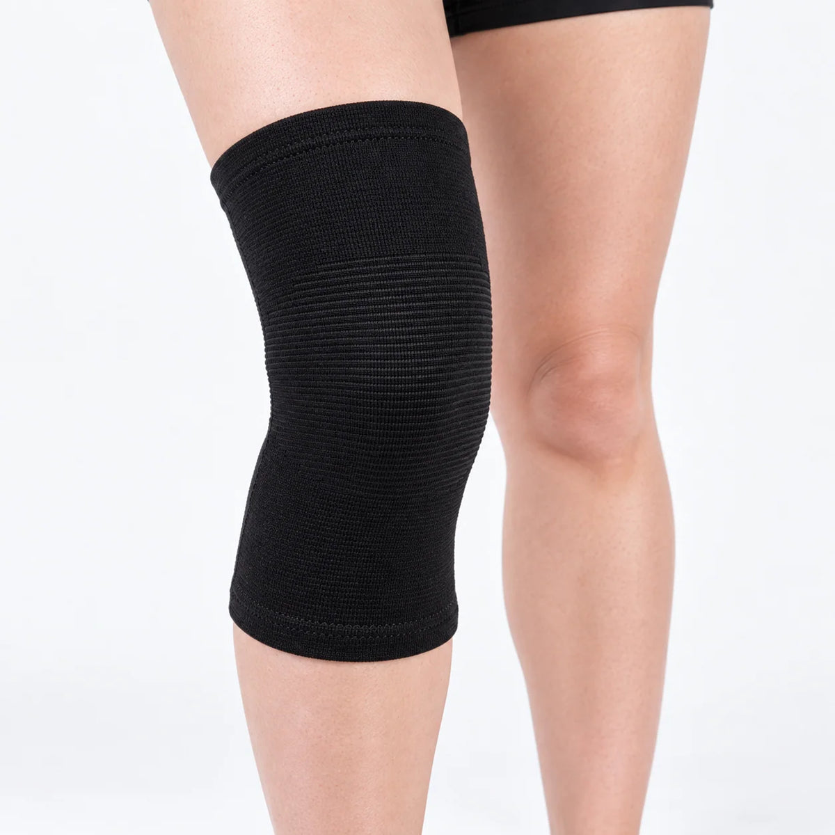 Knee Compression Sleeve Bamboo Fabric Breathable Moisture-Wicking Flexible Support