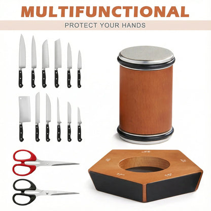 Knife Sharpener Rolling Magnetic Angle Diamond Coated