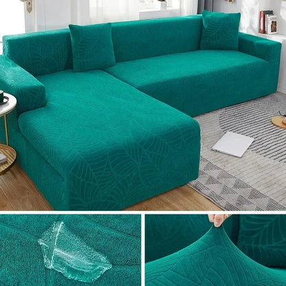 L-Shaped Sofa Cover, Polyester, Stain and Pet Hair Protection