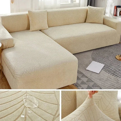 L-Shaped Sofa Cover, Polyester, Stain and Pet Hair Protection
