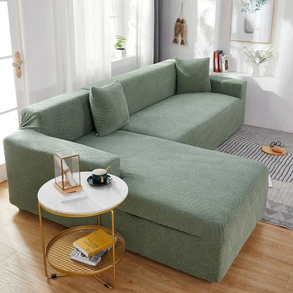 L-Shaped Sofa Cover, Polyester, Stain and Pet Hair Protection