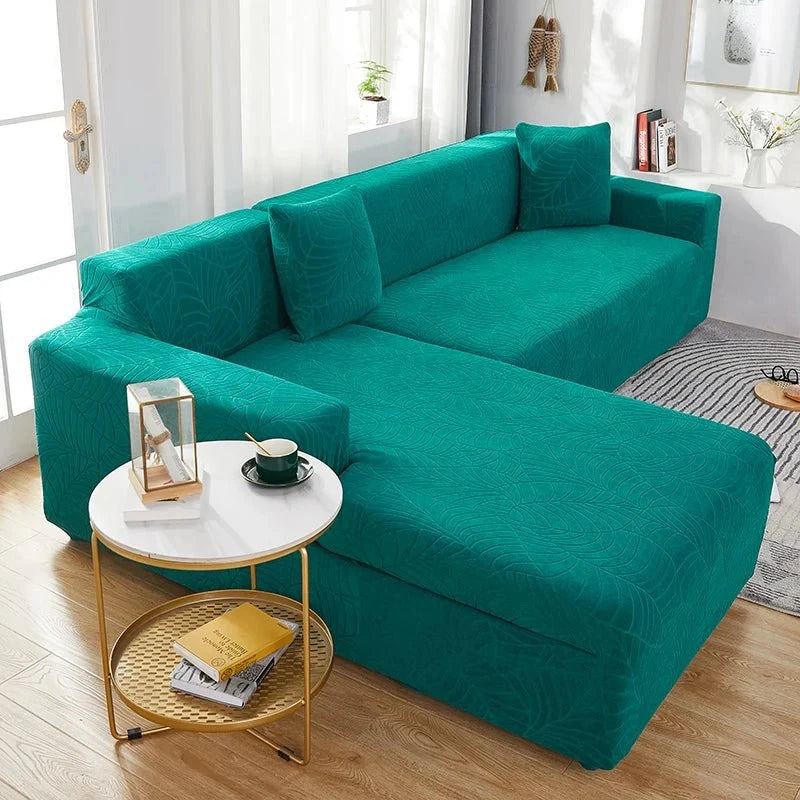 L-Shaped Sofa Cover, Polyester, Stain and Pet Hair Protection
