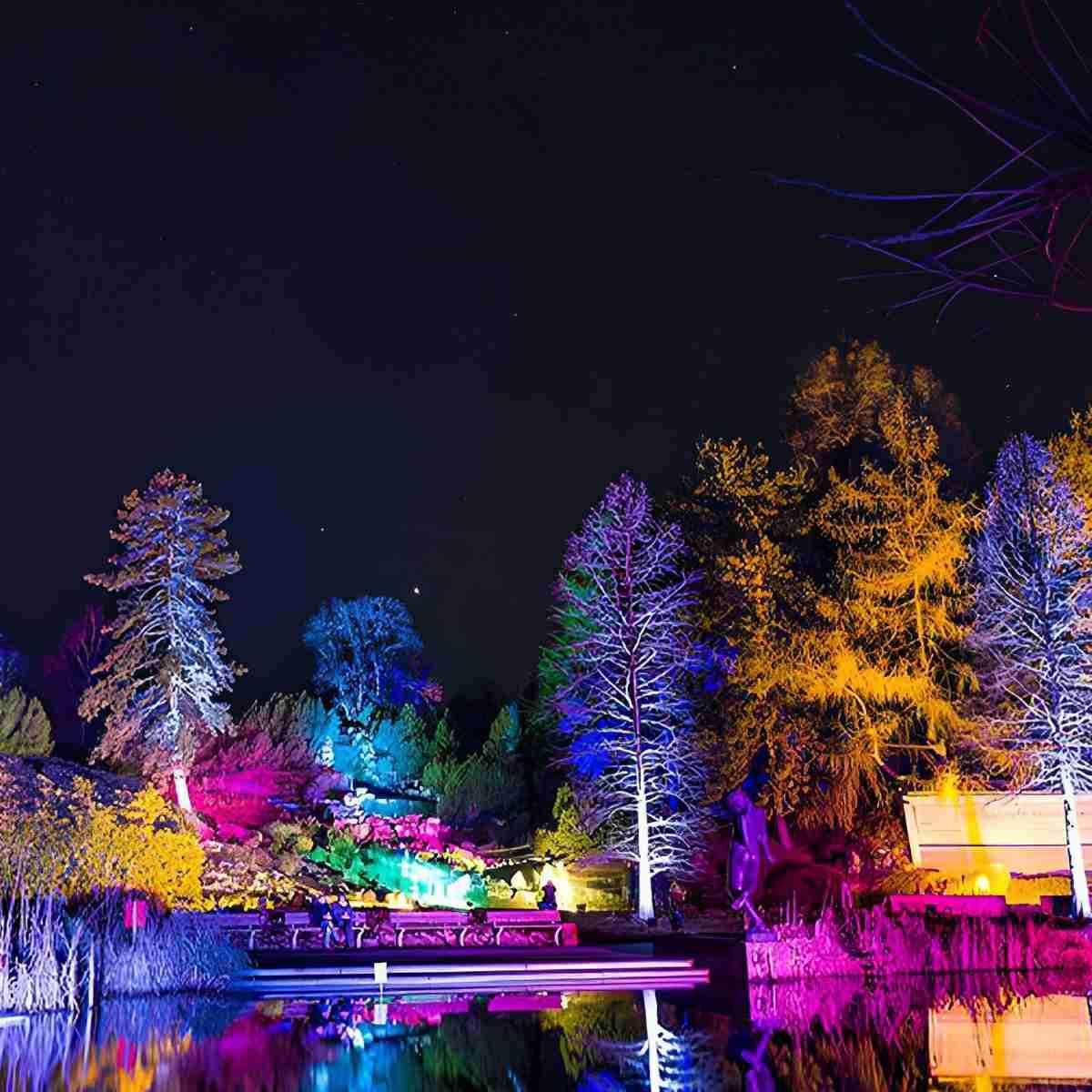 LED Garden Spotlight RGB Color-Changing IP65 Weatherproof