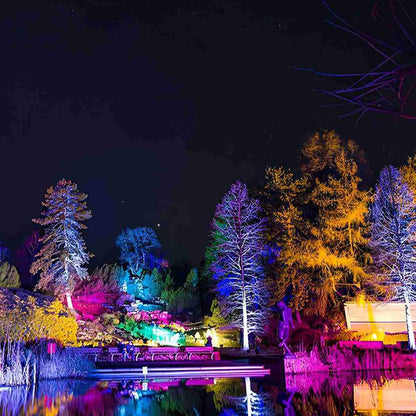 LED Garden Spotlight RGB Color-Changing IP65 Weatherproof