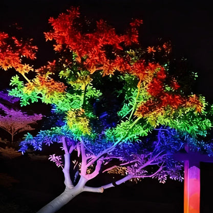 LED Garden Spotlight RGB Color-Changing IP65 Weatherproof