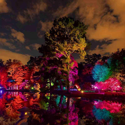 LED Garden Spotlight RGB Color-Changing IP65 Weatherproof
