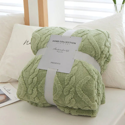 Lambswool Blanket Double-Thick Flannel Backing