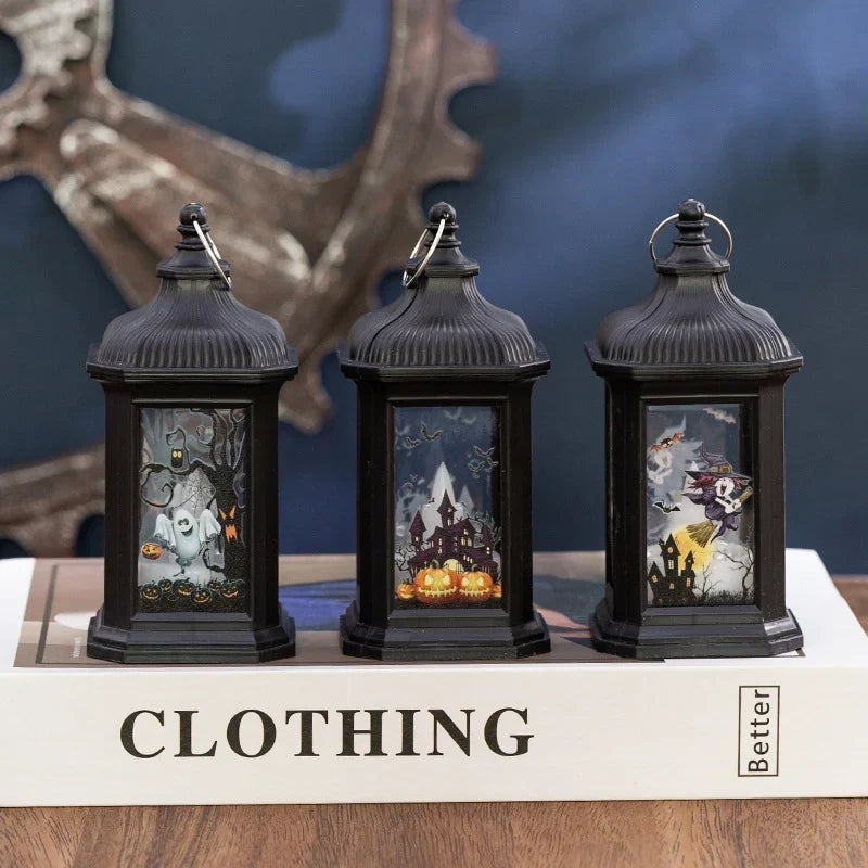 Lantern Halloween LED Flameless Indoor & Outdoor
