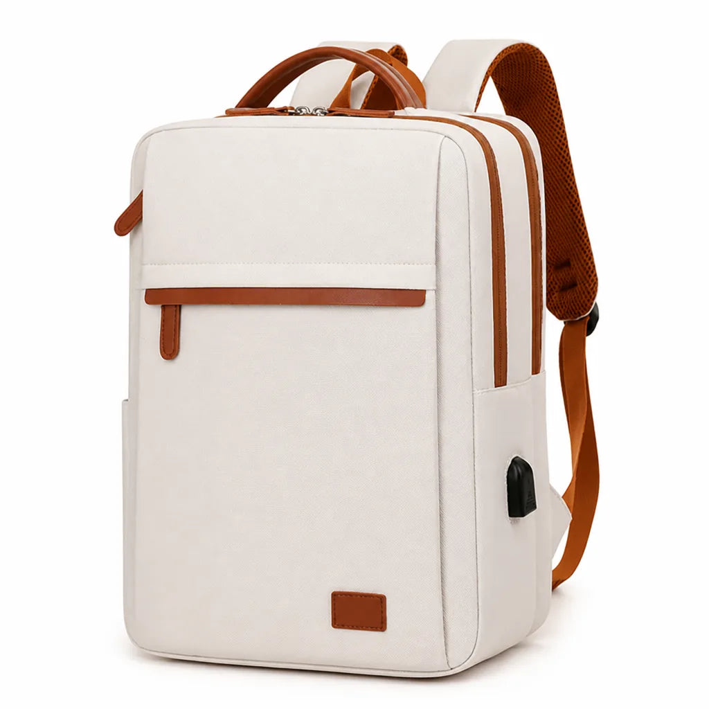 Laptop Backpack Water-Resistant Multi-Compartment Fits 15.6 Inch