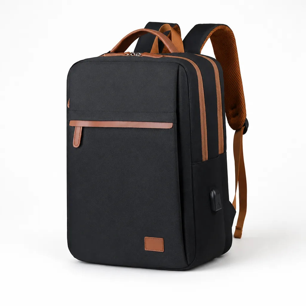 Laptop Backpack Water-Resistant Multi-Compartment Fits 15.6 Inch