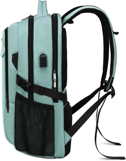 Laptop Backpack Waterproof USB Charging Fits 13–17 Inch