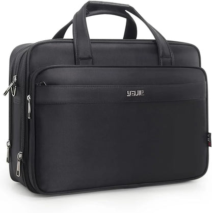 Laptop Briefcase Padded Compartment Fits 19-Inch