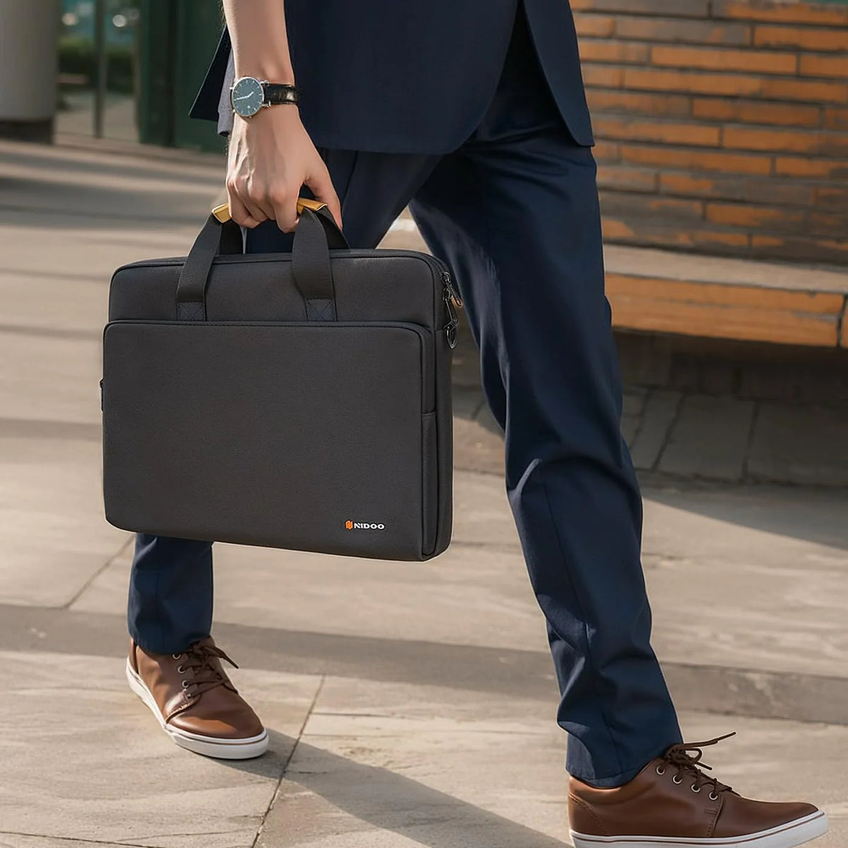 Laptop Shoulder Bag Waterproof & Shock-Absorbing