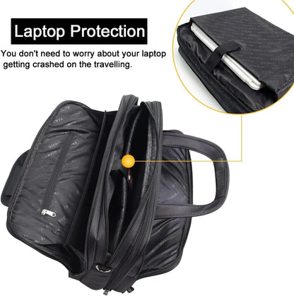 Laptop Tote Durable Canvas Padded Compartment & Document Divider