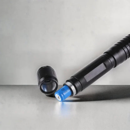 Laser Torch Blue Adjustable Focus Fire Starter